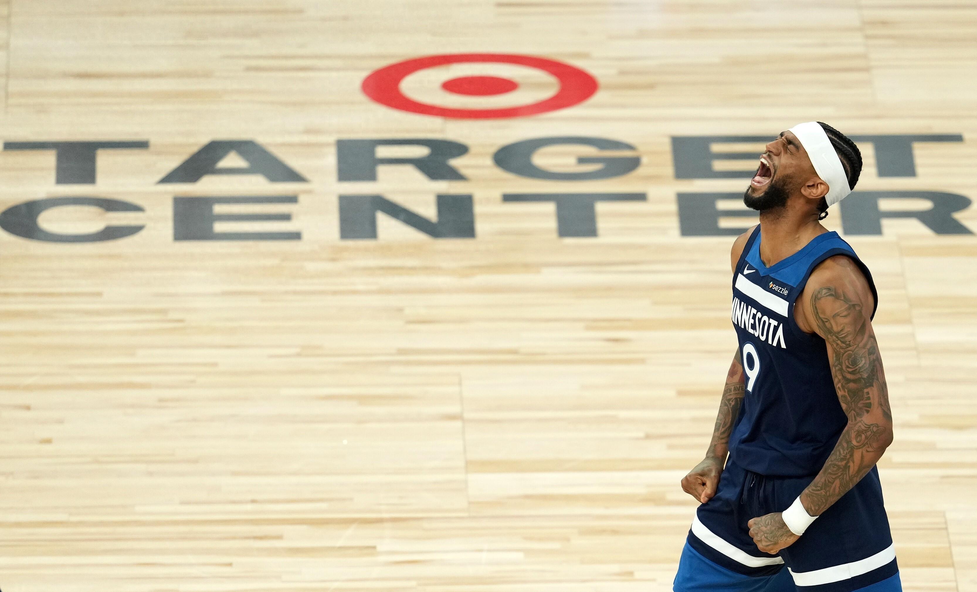 包含森林狼年轻后卫获得更多上场时间，展现冲击力的词条